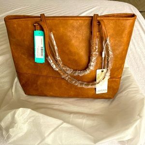 Brown Classic Work Tote